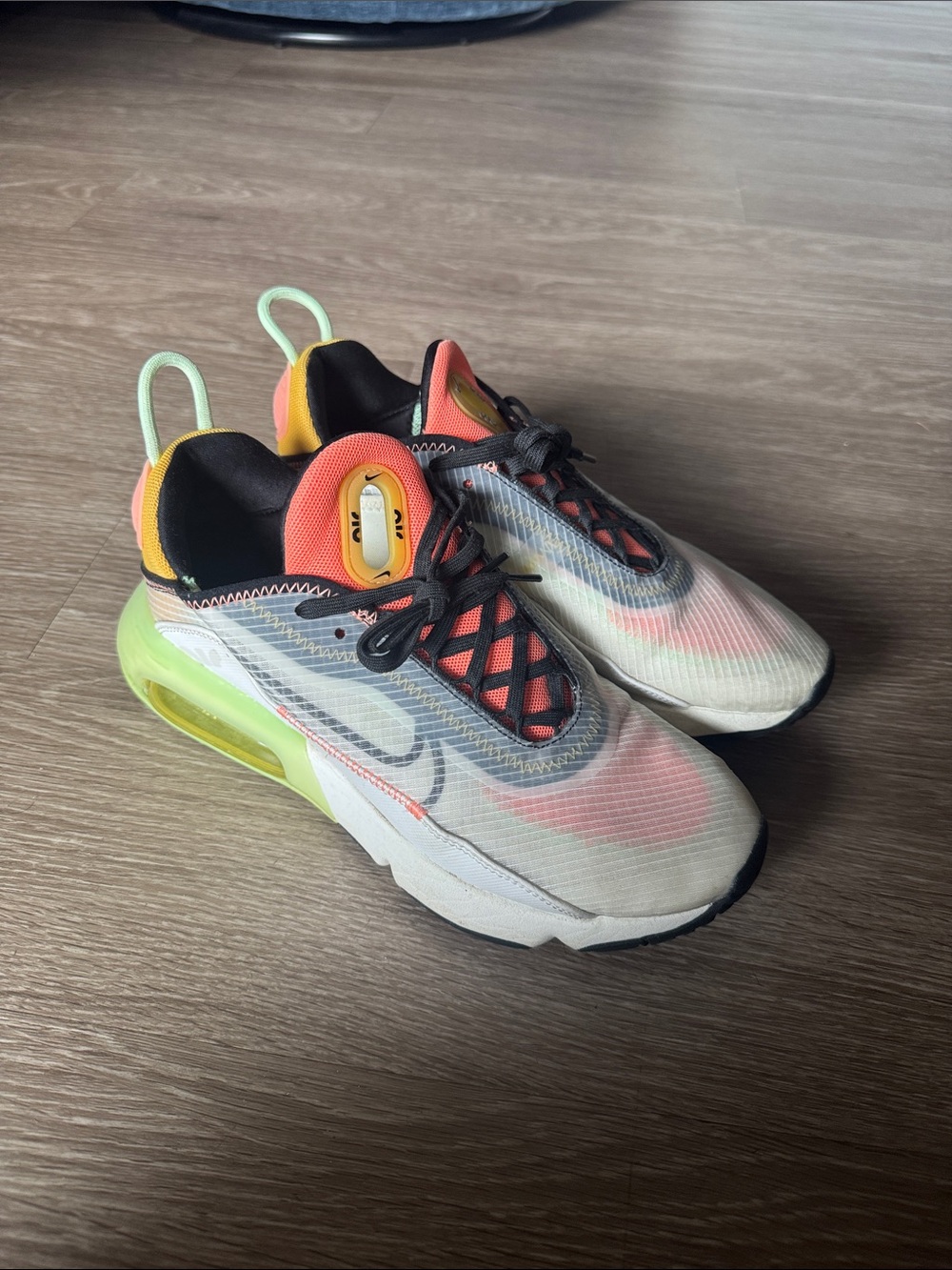 Nike  Sneakers - Multi Neon (Green, Orange, Pink, Black)